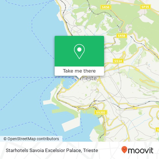 Starhotels Savoia Excelsior Palace map