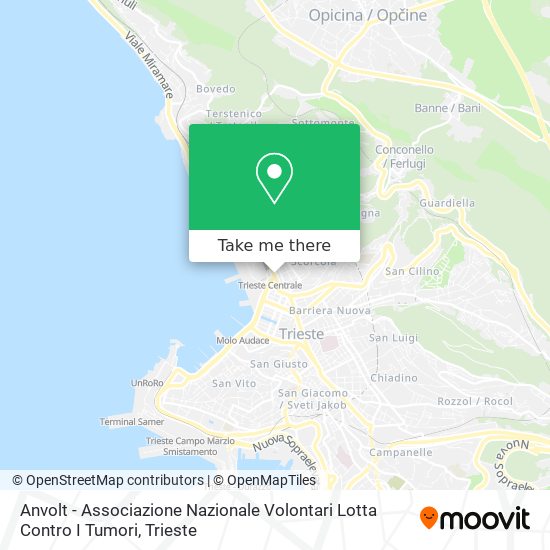 Anvolt - Associazione Nazionale Volontari Lotta Contro I Tumori map