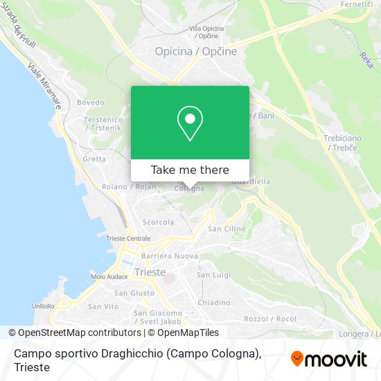 Campo sportivo Draghicchio (Campo Cologna) map