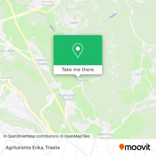 Agriturismo Erika map