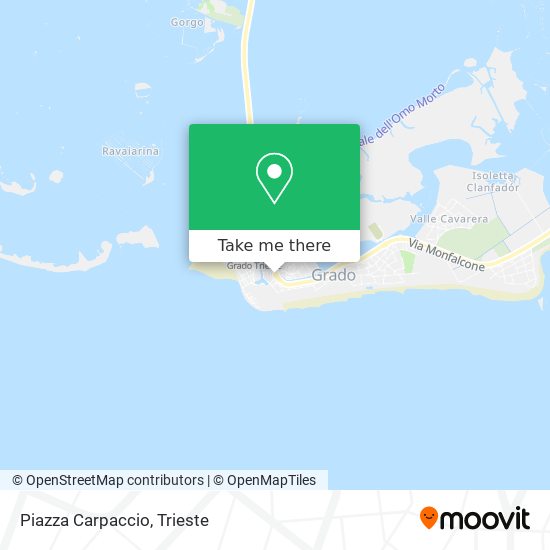 Piazza Carpaccio map