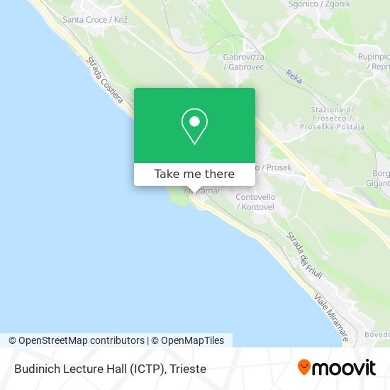 Budinich Lecture Hall (ICTP) map