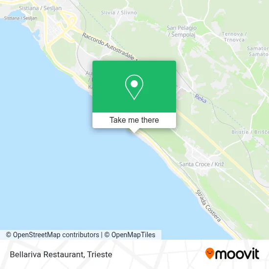 Bellariva Restaurant map