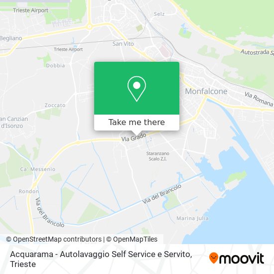 Acquarama - Autolavaggio Self Service e Servito map