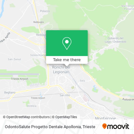 OdontoSalute Progetto Dentale Apollonia map