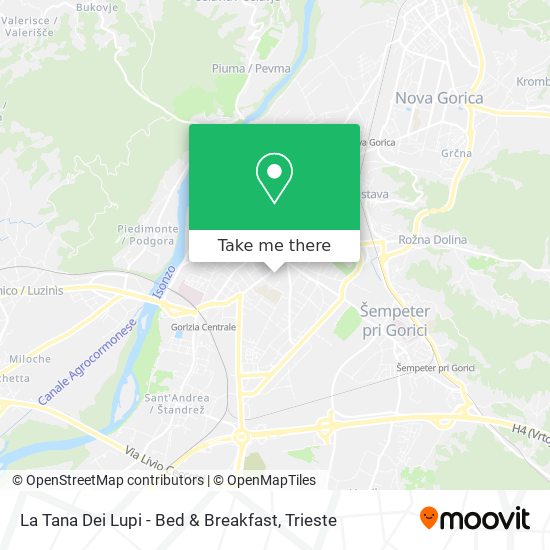 La Tana Dei Lupi - Bed & Breakfast map