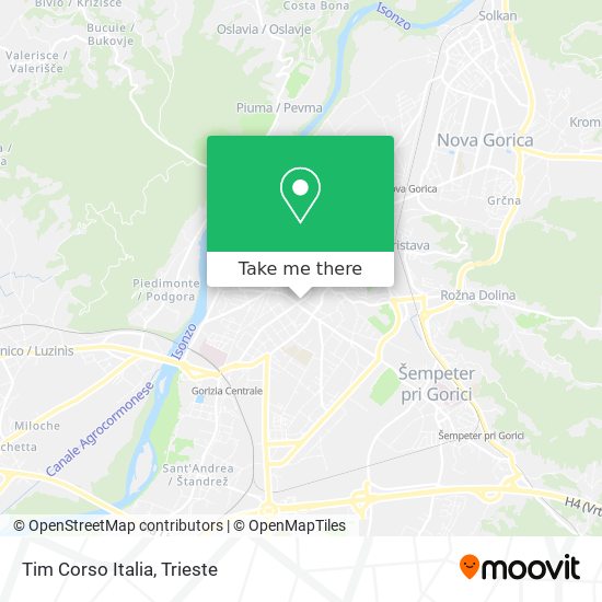 Tim Corso Italia map