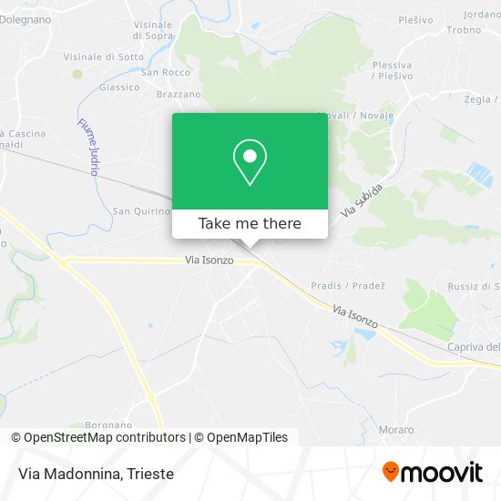 Via Madonnina map