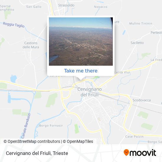 Cervignano del Friuli map
