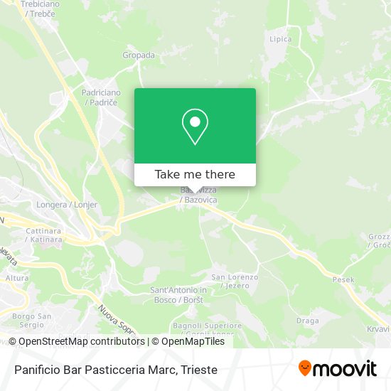 Panificio Bar Pasticceria Marc map