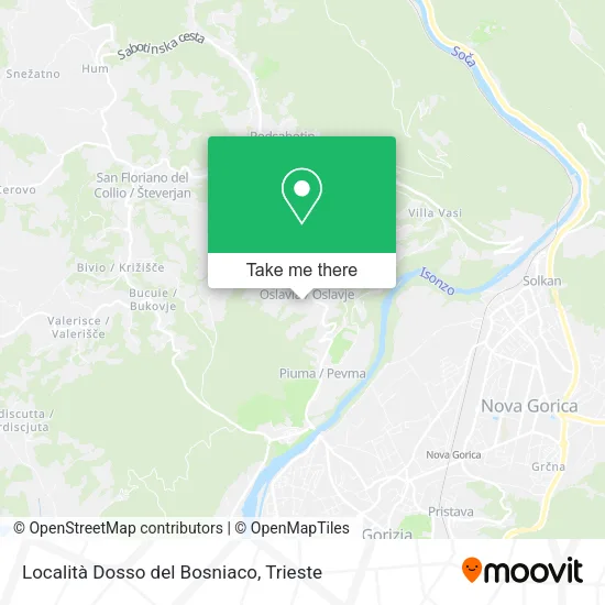Località Dosso del Bosniaco map
