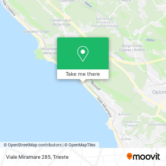 Viale Miramare 285 map