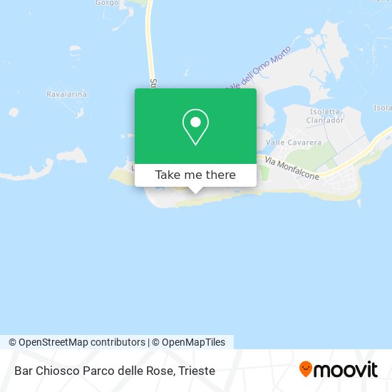 Bar Chiosco Parco delle Rose map