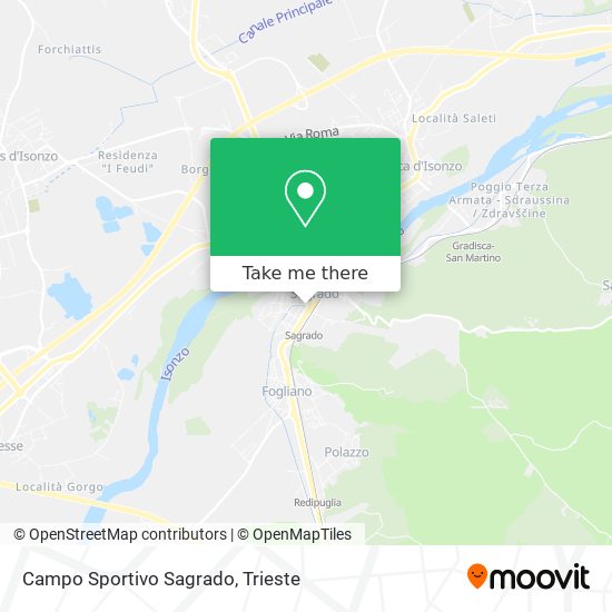Campo Sportivo Sagrado map