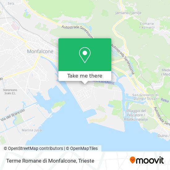 Terme Romane di Monfalcone map