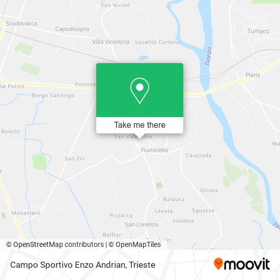 Campo Sportivo Enzo Andrian map