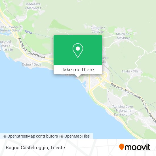 Bagno Castelreggio map