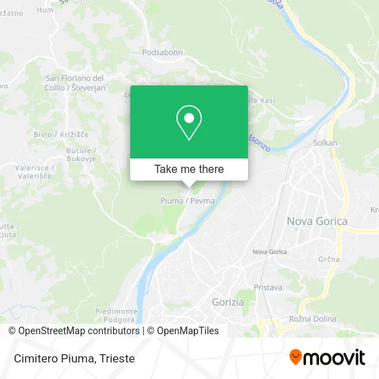 Cimitero Piuma map