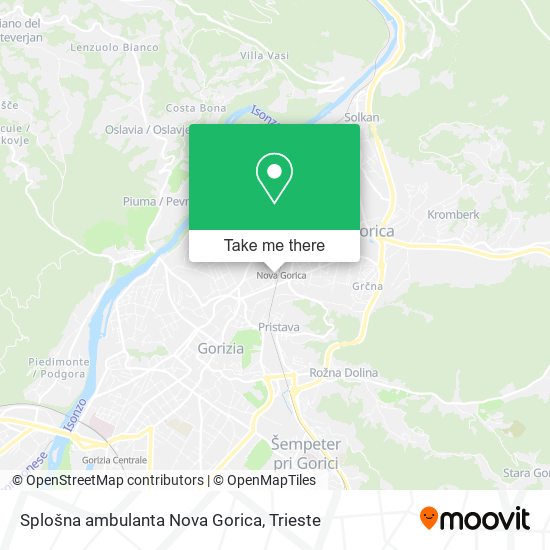 Splošna ambulanta Nova Gorica map