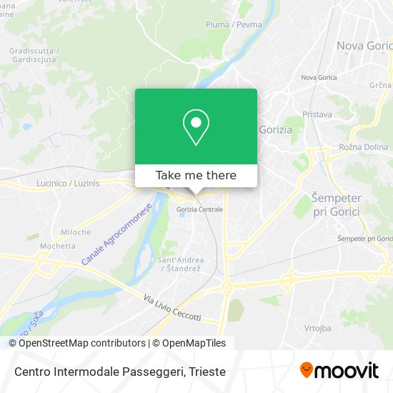 Centro Intermodale Passeggeri map