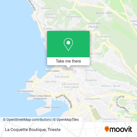 La Coquette Boutique map