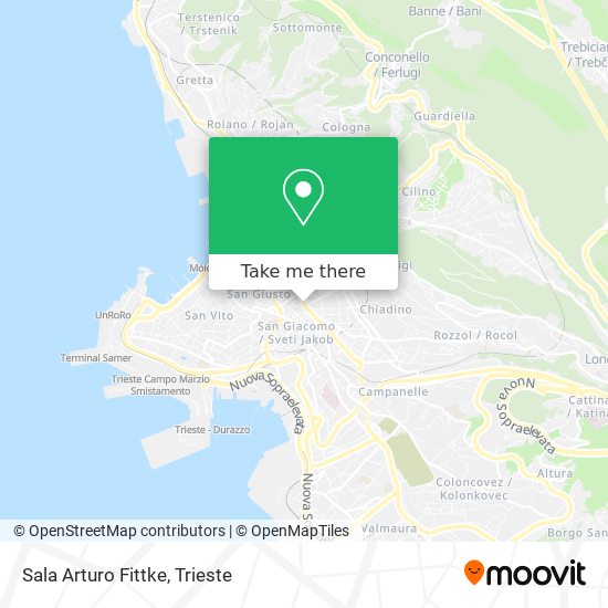 Sala Arturo Fittke map