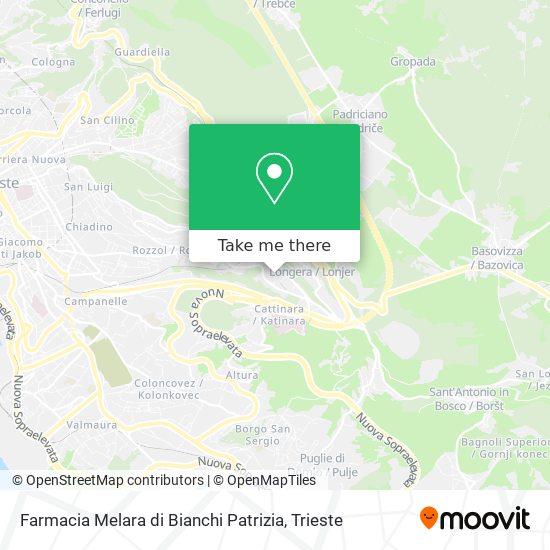 Farmacia Melara di Bianchi Patrizia map