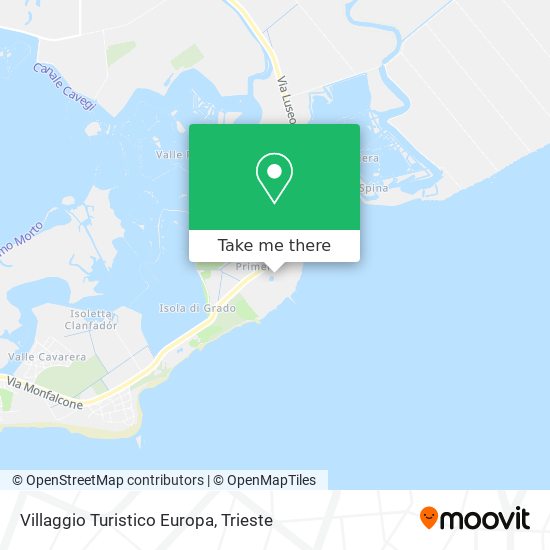 Villaggio Turistico Europa map