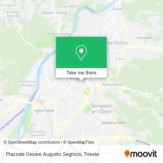 Piazzale Cesare Augusto Seghizzi map