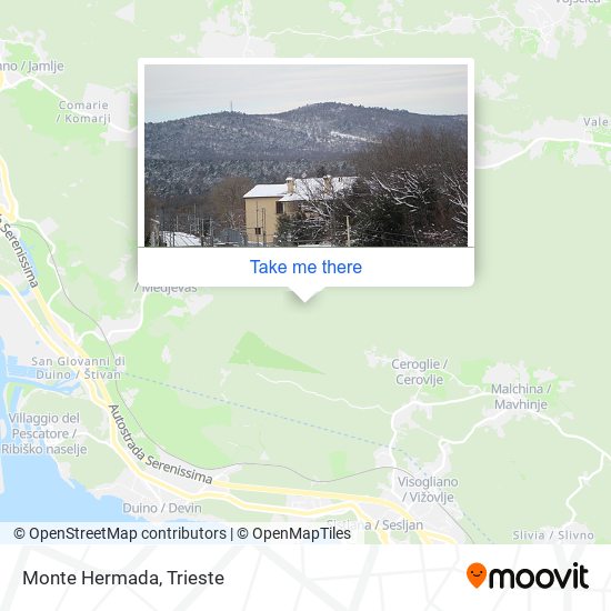 Monte Hermada map
