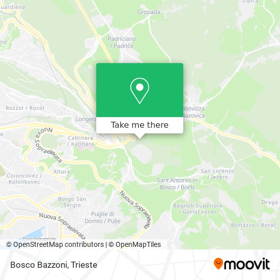 Bosco Bazzoni map