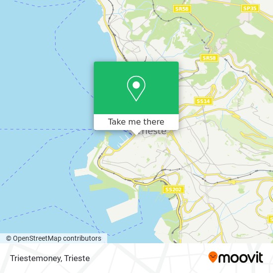 Triestemoney map