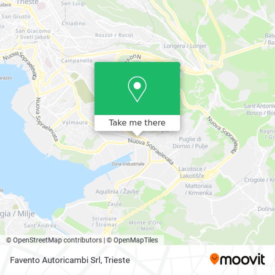 Favento Autoricambi Srl map