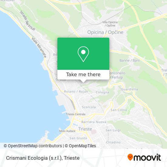 Crismani Ecologia (s.r.l.) map