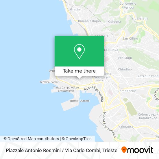 Piazzale Antonio Rosmini / Via Carlo Combi map