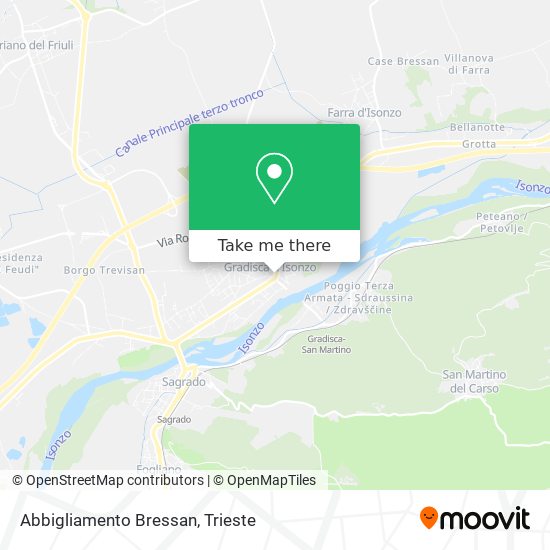 Abbigliamento Bressan map