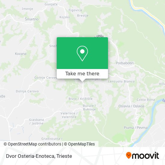 Dvor Osteria-Enoteca map