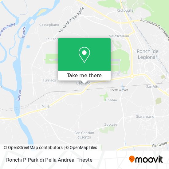 Ronchi P Park di Pella Andrea map