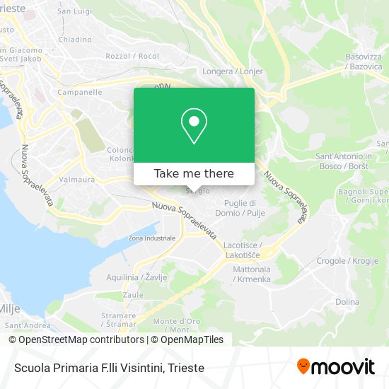 Scuola Primaria F.lli Visintini map