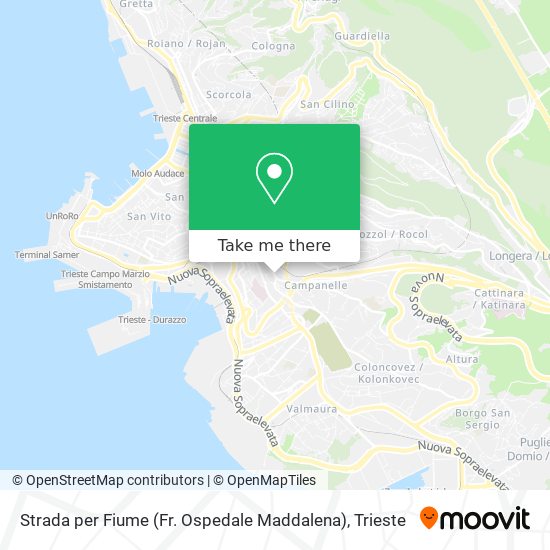 Strada per Fiume (Fr. Ospedale Maddalena) map