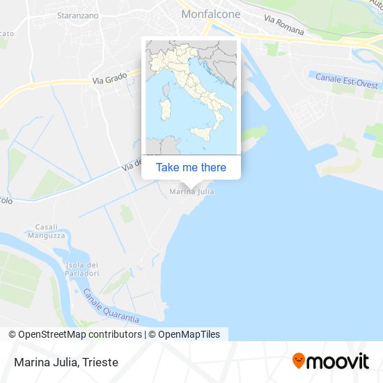 Marina Julia map