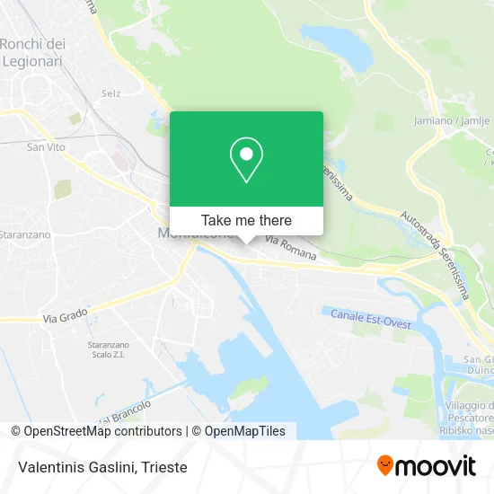 Valentinis Gaslini map