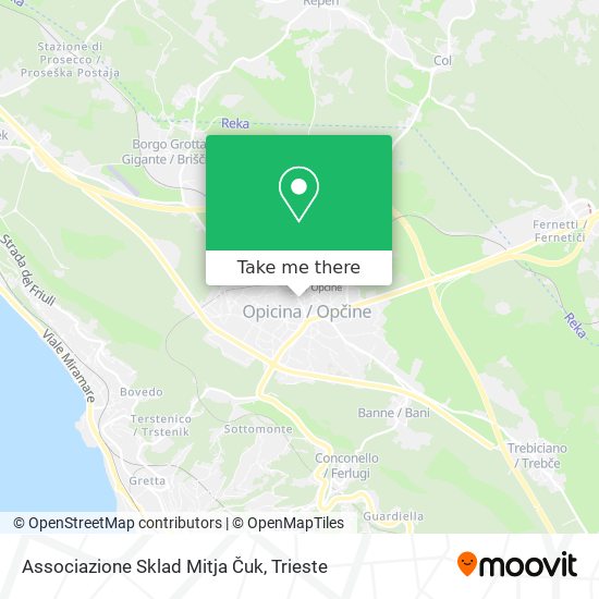 Associazione Sklad Mitja Čuk map
