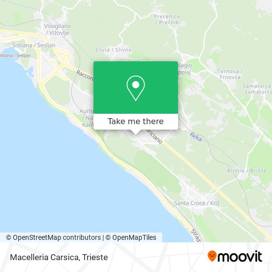 Macelleria Carsica map