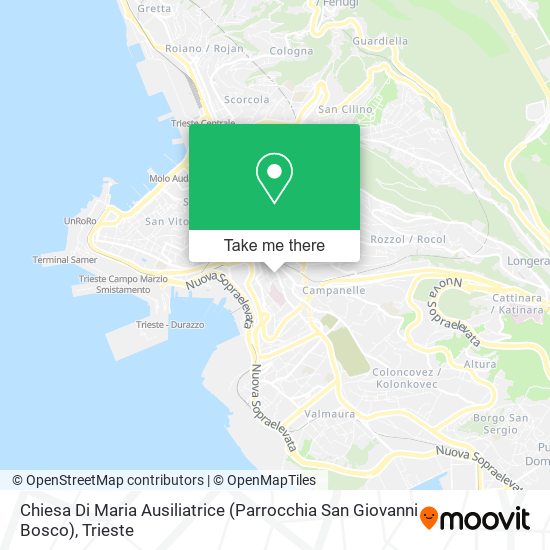 Chiesa Di Maria Ausiliatrice (Parrocchia San Giovanni Bosco) map