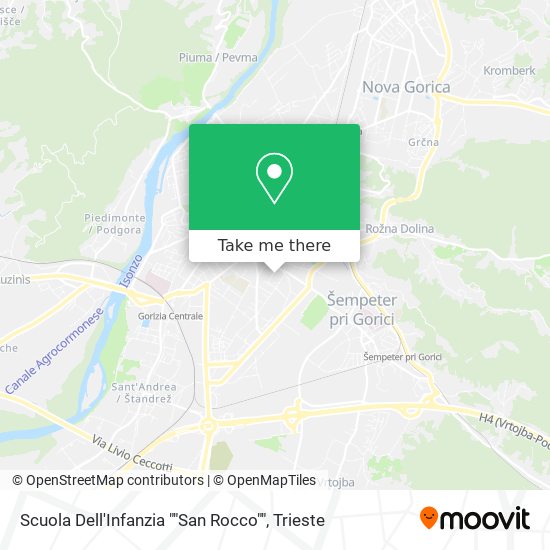 Scuola Dell'Infanzia ""San Rocco"" map