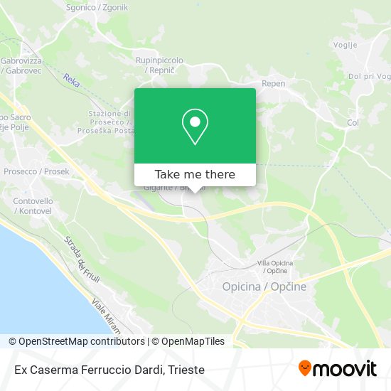 Ex Caserma Ferruccio Dardi map