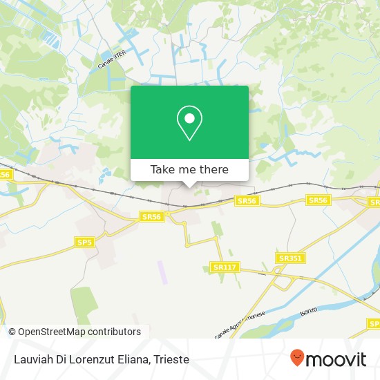 Lauviah Di Lorenzut Eliana map