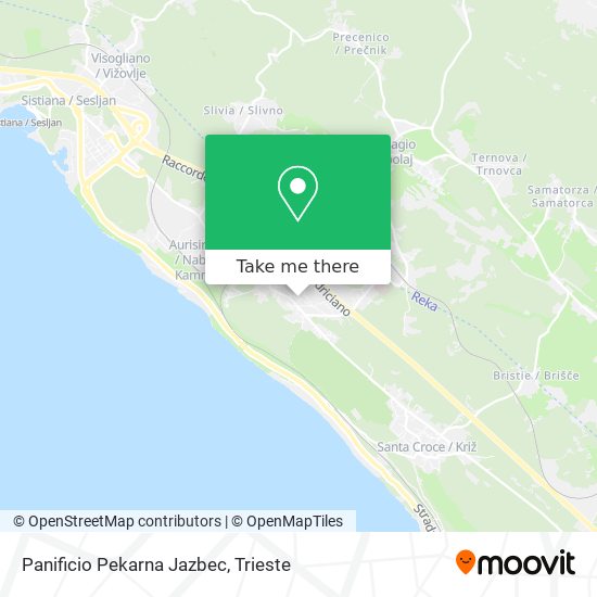 Panificio Pekarna Jazbec map