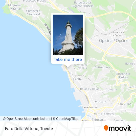 Faro Della Vittoria map